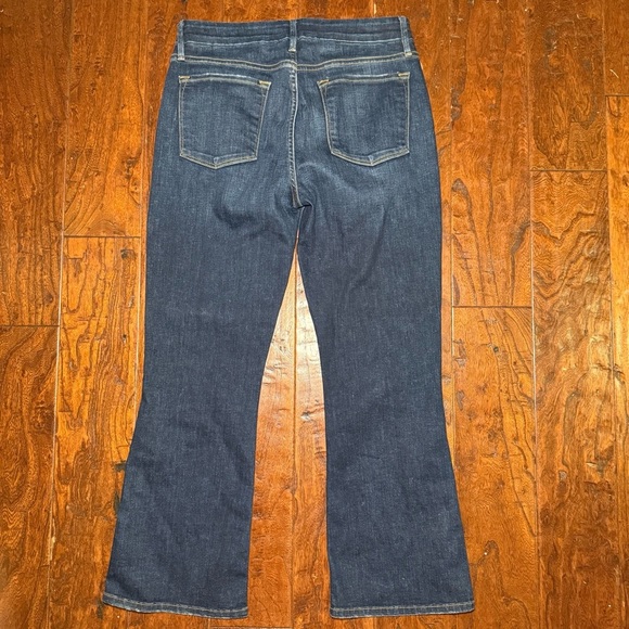 FRAME Le Crop Mini Boot Leg Snap Ankle Jean Size 28 Meribel Wash - Picture 5 of 14